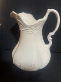 White Glass Pitcher