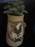 Faux Plant Vase